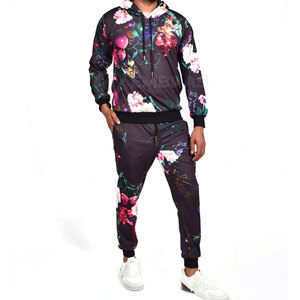 Último estilo, chándal duradero para hombre, logotipo personalizado, de talla grande, uso en exteriores, invierno, transpirable, patrón sólido, técnicas impresas - Product Image 2