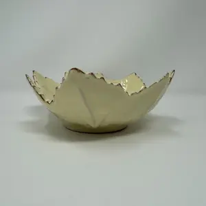 ชามเสิร์ฟอะลูมิเนียมลายใบองุ่นสีขาว ขนาดเล็ก สำหรับงานเลี้ยง ดีไซน์คลาสสิก - Product Image 3