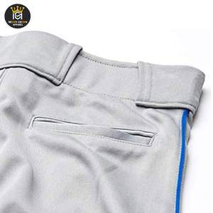 Venta al por mayor Pantalones de béisbol para adultos Protección de rodilla doble Absorbe la humedad Ajuste Atlético - Product Image 6