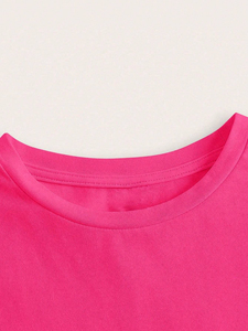 T-shirts courts pour femmes, mode estivale, vente en gros, personnalisables avec logo imprimé, décontractés en coton, à nombril apparent - Product Image 5