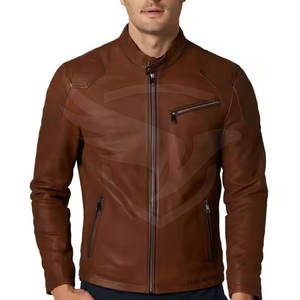 Último estilo Pakistán hizo hombres chaquetas de cuero al por mayor precio bajo Moq hombres chaquetas de cuero de invierno - Product Image 4