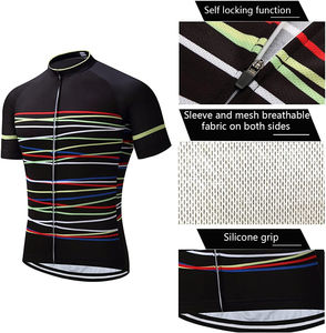 Conjuntos de ciclismo para hombre hechos a medida de alta calidad, ropa deportiva de poliéster transpirable, uniformes de estilo de sublimación de talla grande al por mayor - Product Image 3