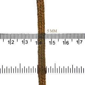 2025 nouveau cordon tressé Soutache élégant en or Antique 5mm plat métallique 15 mètres par rouleau tresse pakistanaise de haute qualité - Product Image 2
