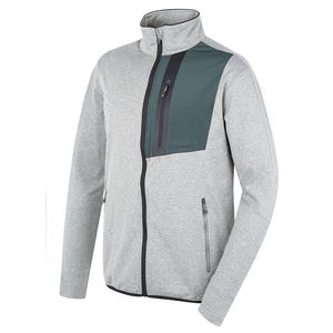 Logo personnalisé de haute qualité Poids Automne Hiver Solide Full-Zip Ras Du Cou Polaire Vestes Hommes Polaire - Product Image 1
