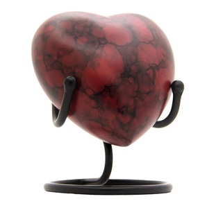 Hot Selling <b>Keepsake</b> Heart Urn Cremation Urn for Human Pet Ashes with Premium Stand & <b>Box</b> Handcrafted Mini Urn Heat Shaped - Product Image 4
