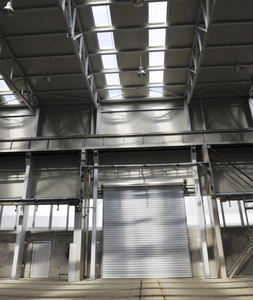 Puertas enrollables automatizadas TRD5 de alta calidad, niveladores de muelle de diseño contemporáneo, sistema de enclavamiento, parada de salida de emergencia - Product Image 4