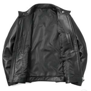 Vente en gros 100% Vestes en cuir unisexe Vêtements d'hiver de qualité Faux cuir Fabricant OEM pour vêtements pour hommes - Product Image 2