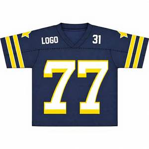 Jersey de fútbol americano cómodo y ligero, recién llegado, bajo Moq, diseña tu propio jersey de fútbol americano, servicio OEM - Product Image 4