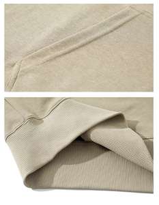 Sudadera con Capucha Personalizada con Cremallera, 100% Algodón, Felpa, Talla Grande, para Hombre, Invierno, Diseño Personalizado de Alta Calidad - Product Image 5