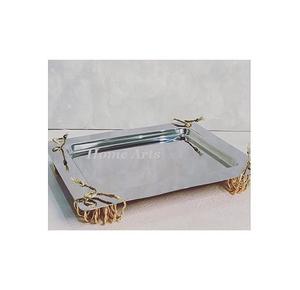 Stainless Steel And Aluminium Dessert Dates Tray Fabulous Design <b>Chocolates</b> Serving Tray For Wedding Party Use - Product Image 1