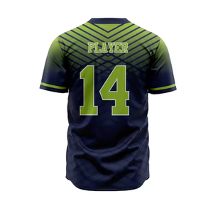 Custom Heat-Transfer Printed 100% Polyester <b>Baseball</b> Softball Jersey <b>Set</b> Team Sportswear Comfortable Breathable 180g Fabric - Product Image 5