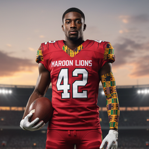 Nuevo Estilo, Uniformes de Fútbol Americano Personalizados por Sublimación, Conjunto de Manga Corta Unisex 2026 - Product Image 5