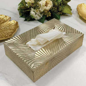 Servilletero Encimera Diseño floral Servilletero Dispensador Multifold Trifold para cocina y baño Caja de pañuelos - Product Image 1