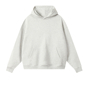 Sudadera con Capucha de Alta Calidad para Hombre, Corte Regular, Felpa Gruesa, Hombros Caídos, Personalizable, Lisa, para Invierno, de Algodón/Poliéster - Product Image 6
