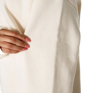 Women Premium Quality Fleece Drop Shoulder Pullover <b>Sweatshirt</b> Double Sided Cotton Round Neck Drop Shoulder Pullover <b>Sweatshirts</b> - Product Image 5