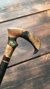 Precio de referencia Bastón de madera ajustable con múltiples nudos Bastón de madera fuerte para ancianos por Standard International - Product Image 4