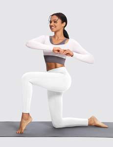 2025 personnalisé sur mesure sublimé imprimé femmes Leggings pleine longueur Top qualité Polyester Spandex tissu femmes Leggings - Product Image 4