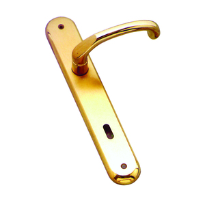 Maniglia Giada con Piastra a 8 Fori Yale - Product Image 1