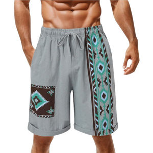 Vente en gros de shorts imprimés personnalisés pour hommes, meilleure vente Nouvelle tendance Respirant High Street Style XS Taille avec poches quantité minimale de commande bas - Product Image 1