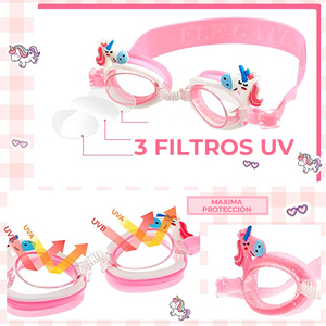 Gafas de Natación Profesionales de Gran Tamaño para Niños y Niñas, Visión Clara con Protección Antivaho y UV - Product Image 2