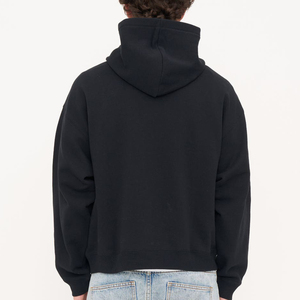 Sweat à capuche surdimensionné en molleton de coton Pull à capuche lourd Épaule tombante Personnalisé Sweatshirts à capuche pour hommes - Product Image 3