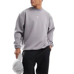 Sudadera de Franela Personalizada OEM, Corte Regular, para Invierno, al por Mayor, 100% Algodón Poliéster, Cuello Redondo, Unisex - Product Image 2