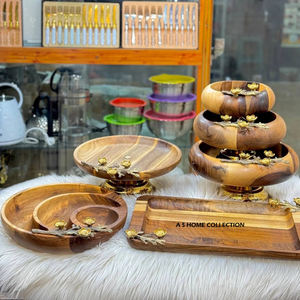 Plateaux de service en métal super vintage avec finition polie brillante, parfaits pour les maisons de luxe et les restaurants - Product Image 5