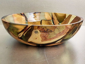 TradeByd Eco-Lover's Resin Angel Bowl Estética sostenible para el hogar hecha a mano con estilo - Product Image 6