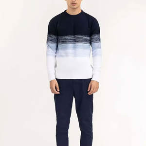 เสื้อกันหนาวแขนยาวของผู้ชายผ้าโพลีเอสเตอร์/ ผ้าฝ้ายปักลาย2สีหลายสีแห้งเร็วสำหรับฤดูหนาว - Product Image 2