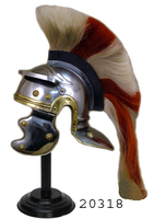 Casque d'armure d'Achille de Troie avec plume