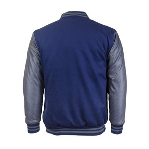 แจ็คเก็ตเบสบอลเลตเทอร์แมนกระดุมสแน็ปคลาสสิกสำหรับผู้ชาย - Product Image 4