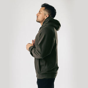 Sweat-shirts à capuche unisexes personnalisés brodés de haute qualité 2025 pour hommes, en polaire, vente en gros, 100 % polyester, séchage rapide et respirant - Product Image 2