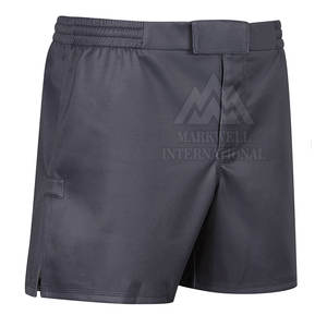 กางเกง MMA สีพื้นสำหรับผู้ชายรุ่นใหม่ รับผลิตแบบ OEM ขายส่ง กางเกง MMA ผลิตตามสั่ง - Product Image 4