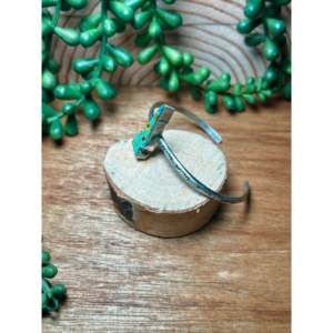 Donovan Skeets Kingman Turquoise & Sterling Silver Fashion Cuff Bracelet - Product Image 4