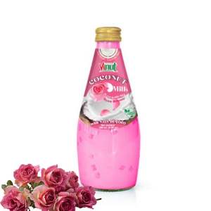 บริษัทเครื่องดื่มเวียดนาม ขวดแก้ว 290 มล. สำหรับน้ำผลไม้รสองุ่นกุหลาบ ผลิตแบบ OEM/ODM รับผลิตภายใต้แบรนด์ของลูกค้า - Product Image 1