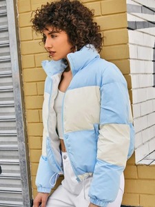 Premium Quality Woman Puffer <b>Jacket</b> Custom Logo & Size Winter Warm 'Breathable' Woven Puffer <b>Jacket</b> - Product Image 4