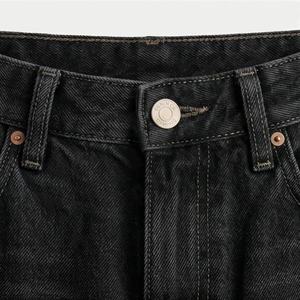 Custom New Mid Waist Flat Front Breathable 3D Eco Friendly Washed Ripped Plus Size Customized Color Straight <b>Jeans</b> <b>Women</b> Denim - Product Image 4