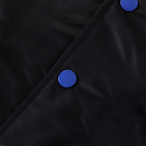 Chaqueta Bomber Universitaria Zeta Phi Beta Negra y Azul Real, Bordado Personalizado con Letras Griegas, Ropa Exterior de Primera Calidad, Estilo Urbano - Product Image 3