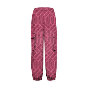 Taille personnalisée 100% coton pantalon cargo pour femme taille haute léger coupe ample anti-rides anti-boulochage multi-poches pour l'hiver - Product Image 2