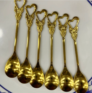 Cubiertos de acero inoxidable con mango en forma de pez con acabado plateado, cucharas metálicas, tenedores, hogar, hotel, restaurante, servicio de catering - Product Image 6