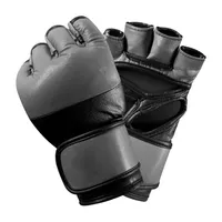 Guantes MMA de cuero de vaca profesional ganador para soporte de muñeca de Velcro impermeables de larga duración mejores guantes de boxeo