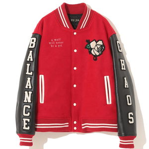 Chaqueta Deportiva Universitaria para Hombre, Talla Grande, con Logotipo Personalizado en la Parte Delantera, Impermeable, Resistente al Viento, Transpirable, de Lana, Reversible, para Invierno - Product Image 6