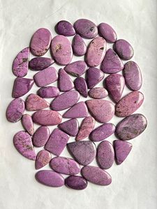 Cabujón de piedras preciosas Stichtite púrpura de alta calidad, piedra suelta Natural para la fabricación de joyas, forma ovalada y redonda de pera elegante - Product Image 2