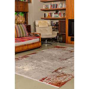 Alfombra Moderna Beige Netline Home Depot MD008 80x150cm, Fibras Sintéticas Duraderas, No Deshilachan, Fácil de Limpiar, para Dormitorio o Estudio - Product Image 2