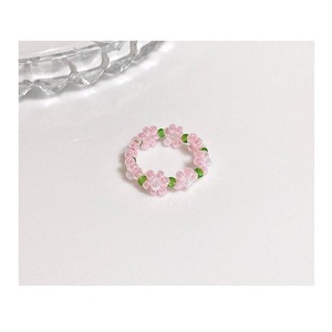 La mejor calidad, anillos de cuentas de moda personalizados con cuentas de semillas, joyería hecha a mano para tiendas de regalos y mujeres disponibles al mejor precio - Product Image 2