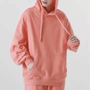 Sweat-shirts en coton 350g personnalisables en gros avec capuche sweat à capuche de couleur unie Streetwear poids lourd de luxe unisexe - Product Image 3