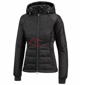 Veste d'équitation pour femmes OEM construction sans couture tissu technique avancé gestion de l'humidité manteau de compétition doux au toucher - Product Image 4