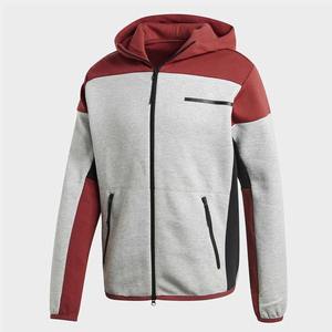 Sweat-shirt à capuche pour homme 100% coton mélangé, pulls surdimensionnés, hauts à capuche Streetwear pour la course d'hiver - Product Image 4