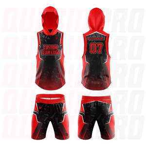Uniformes de football personnalisés de haute qualité 7 contre 7 / 7v7, ensemble d'uniformes de performance sublimés, compression, pour les équipes 7 contre 7, entraînement et tenue de jeu - Product Image 1