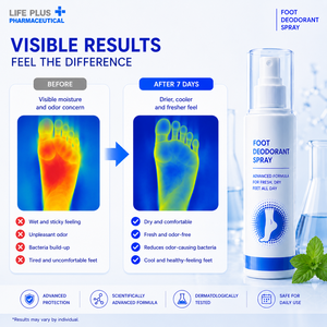 Spray déodorant pour les pieds, formule avancée, pieds frais et secs, soin quotidien des pieds - Product Image 6